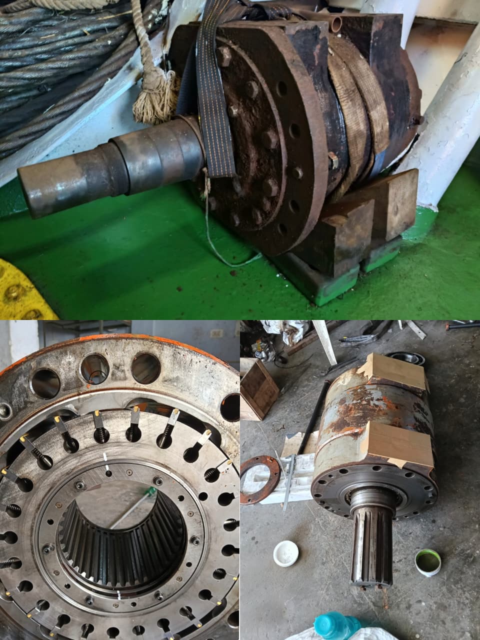 Windlass Hydraulic Motor Job